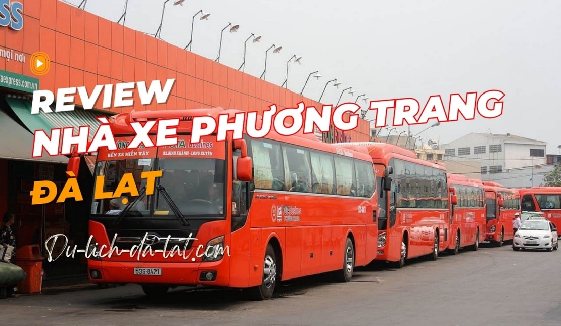 Nội thất tiện nghi của xe Phương Trang Đà Lạt